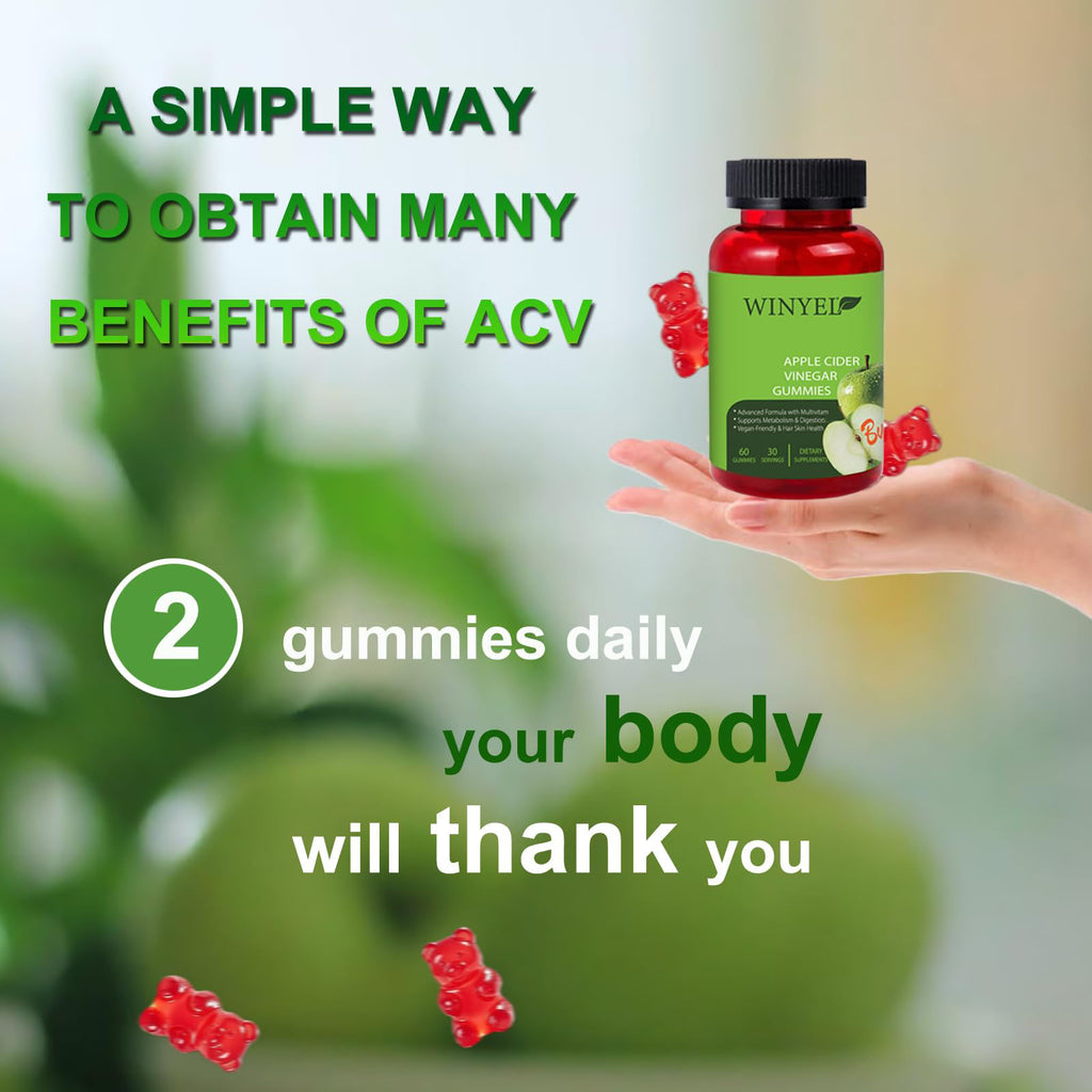 Apple Cider Vinegar Gummies with B12